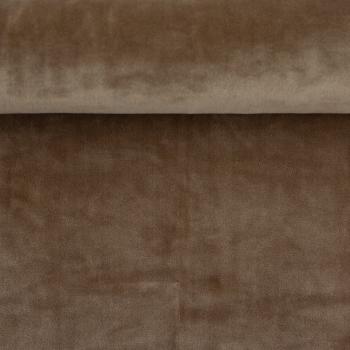 Samt  Beige "Kelz" von Swafing